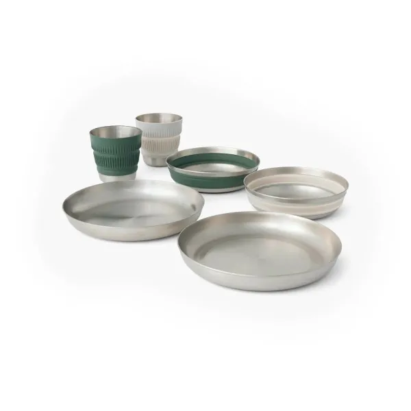 Set De Cocina Sea To Summit De Acero Inoxidable Detour 6 Piezas
