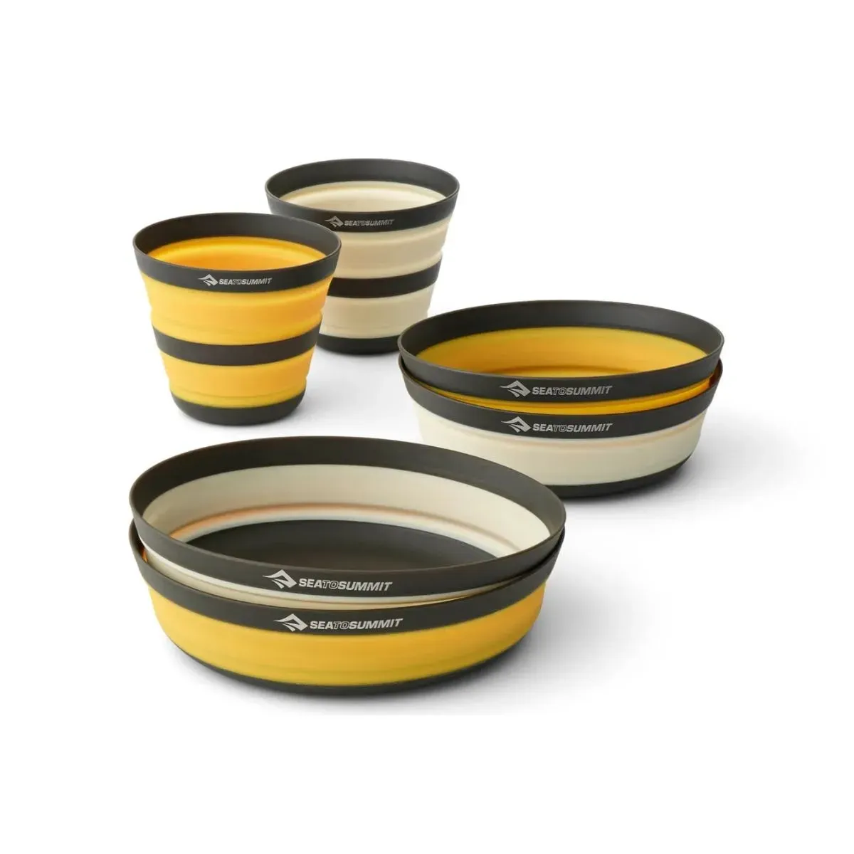 Set Camping Sea To Summit Plegable Ultraliviano Frontier Bowls Vasos 6 Piezas