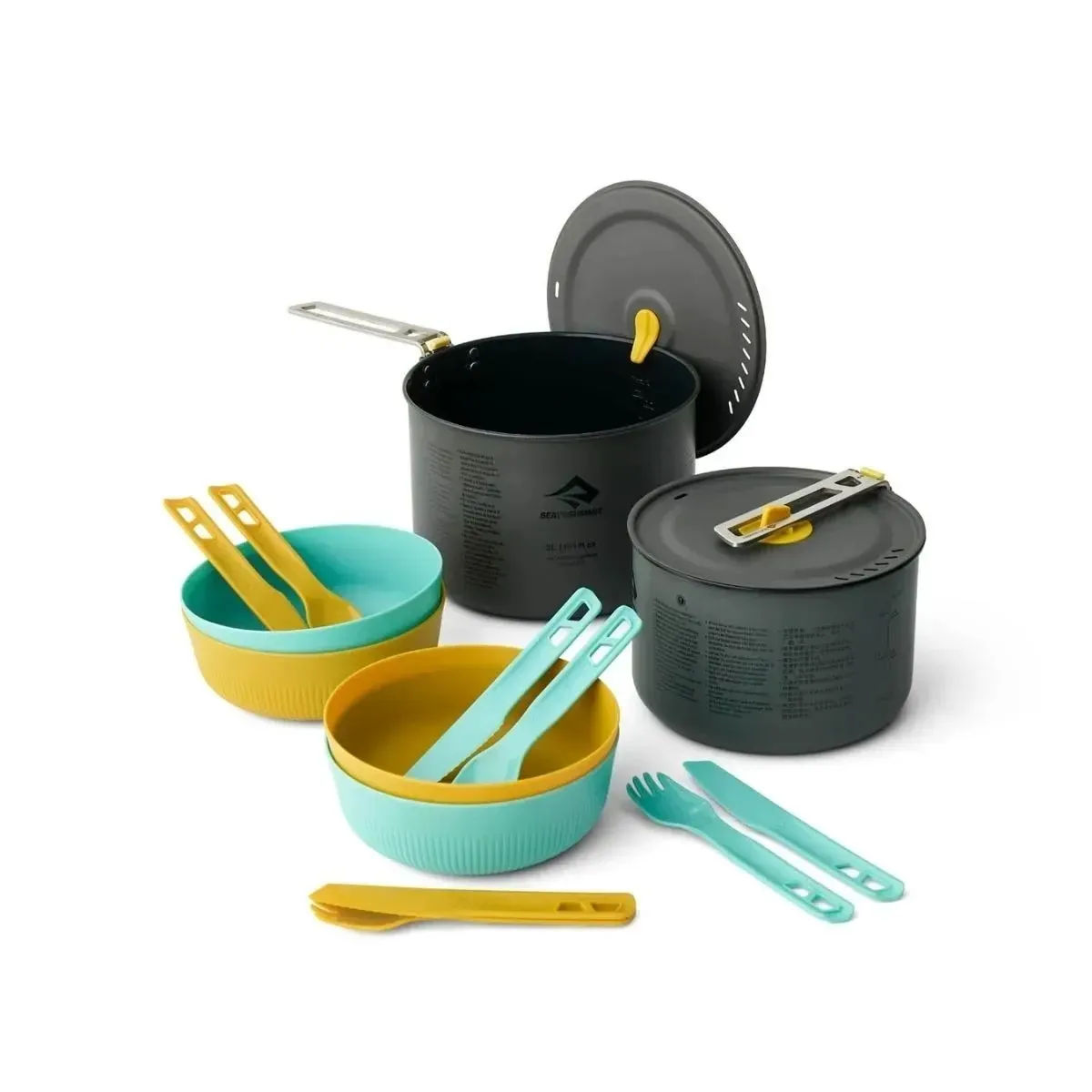 Set Camping Sea To Summit Ultraliviano Frontier Ollas Bowls Vasos 14 Piezas