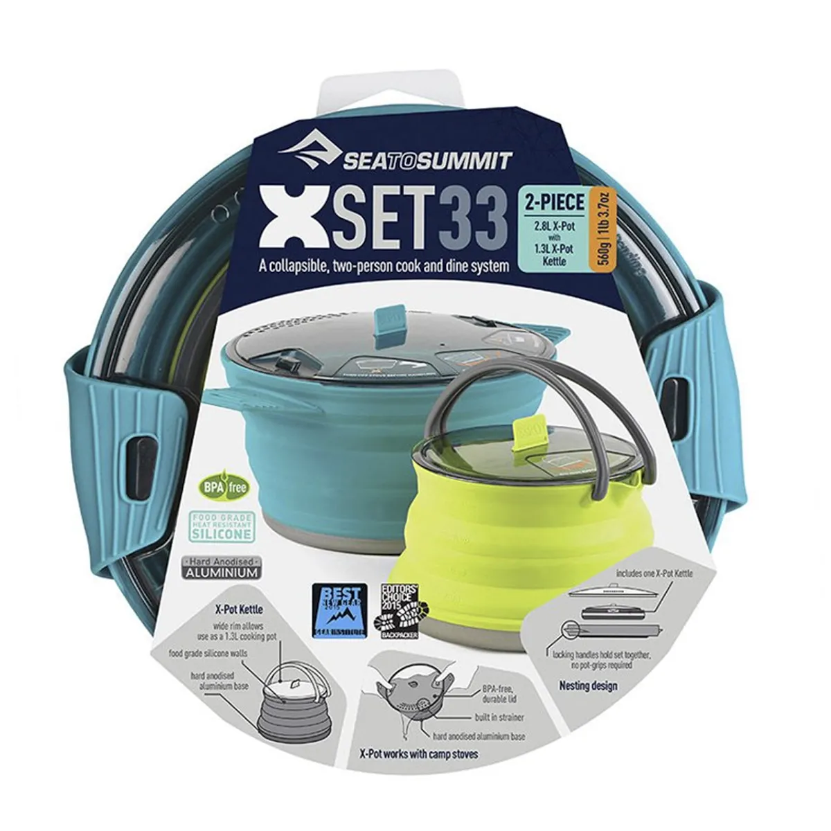 Set Camping Colapsable Sea To Summit X-set 33