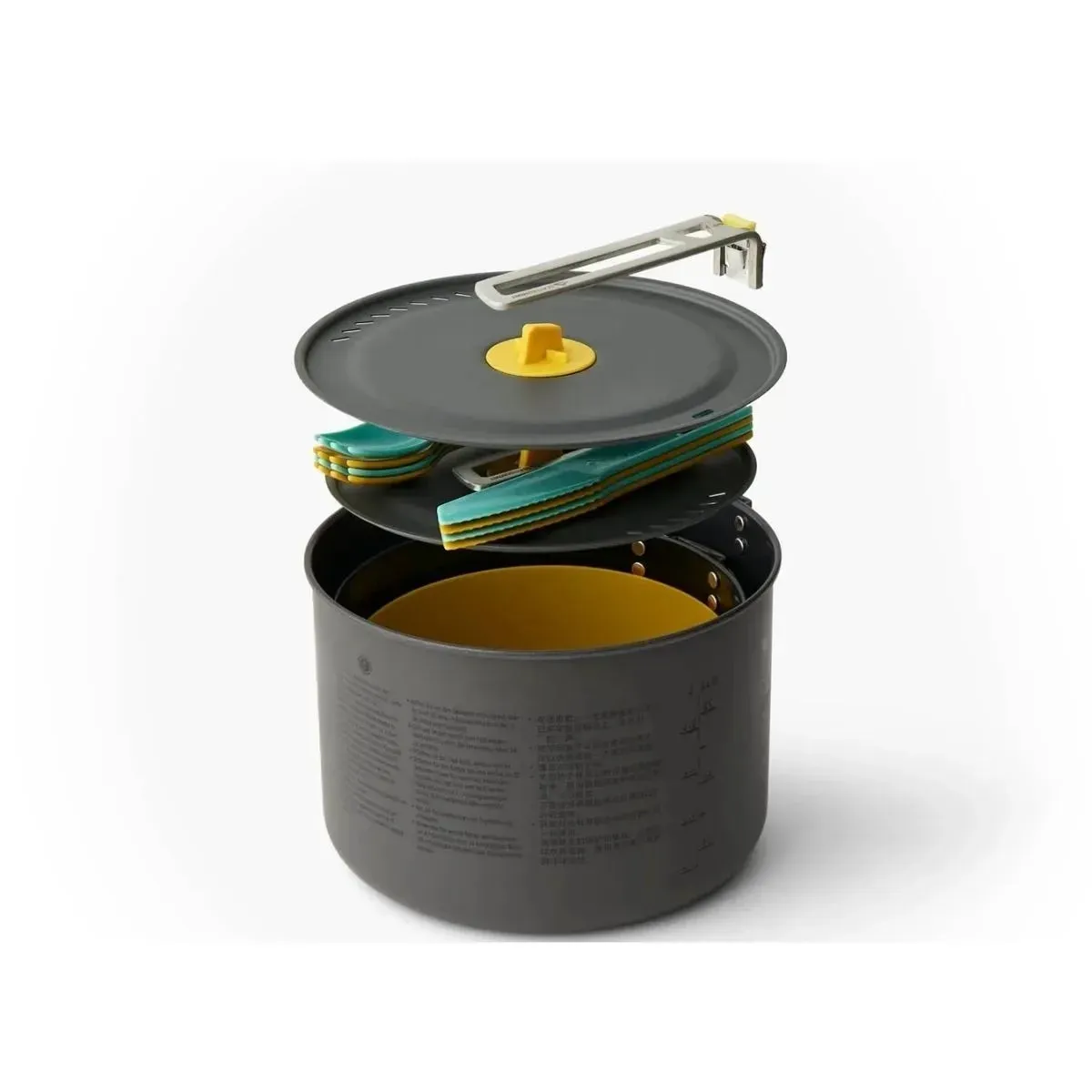 Set Camping Sea To Summit Ultraliviano Frontier Ollas Bowls Vasos 14 Piezas