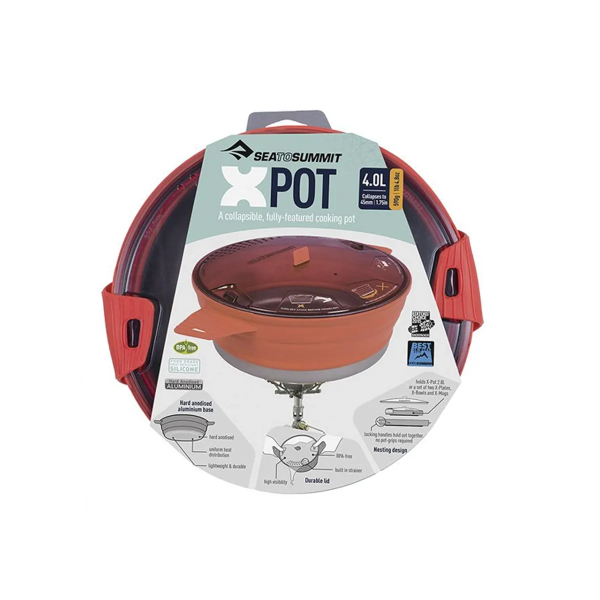 Cacerola Colapsable Sea To Summit X-pot 4l