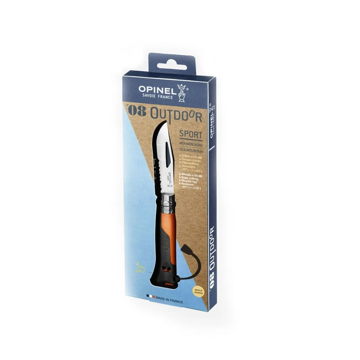 Cortapluma Opinel Outdoor Orange
