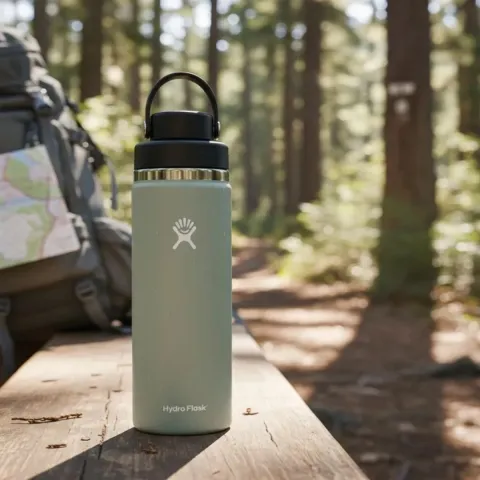 Botella Hydro Flask 710 Ml Boca Ancha Flex Ch 24 Oz