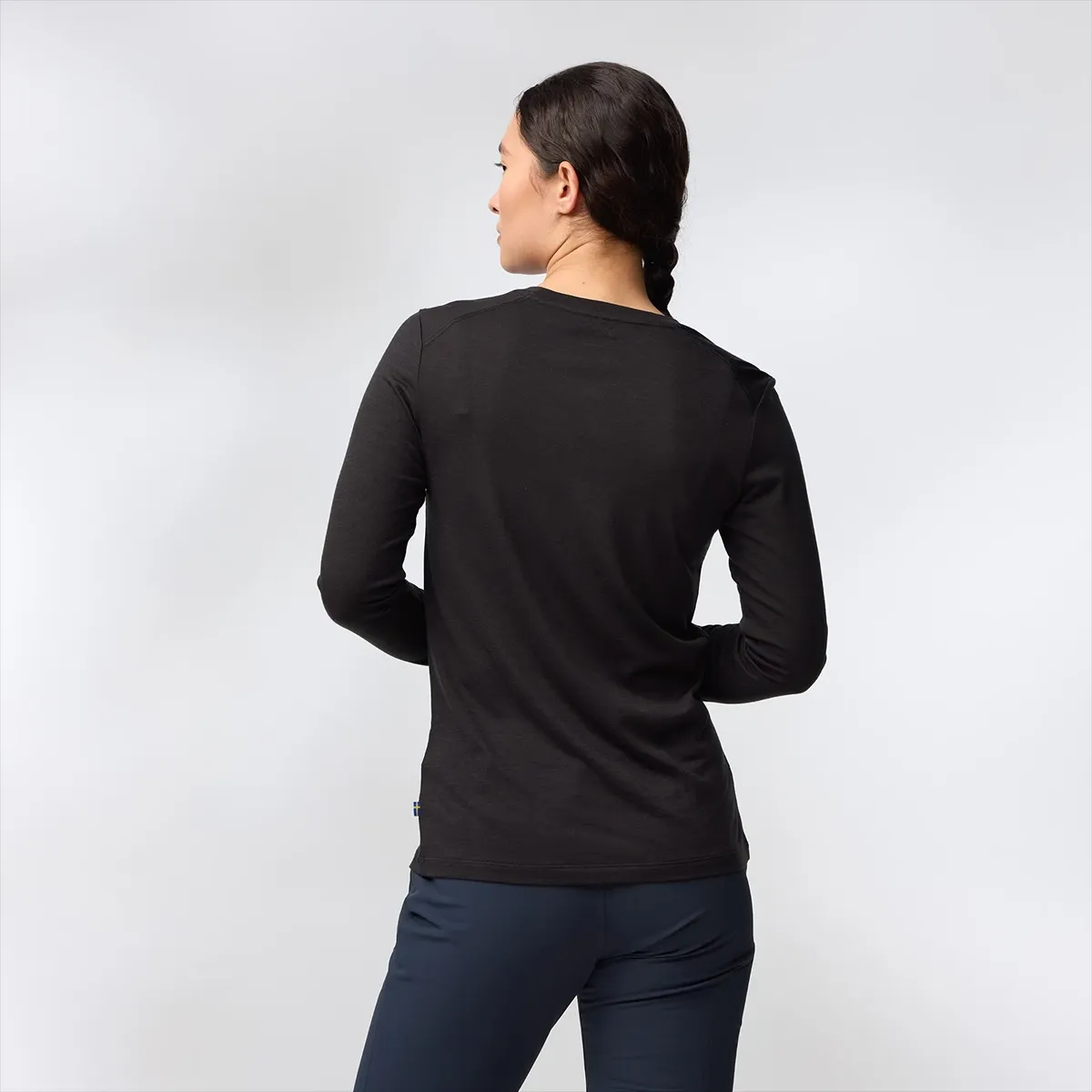 Camiseta Fjall Raven Abisko Wool Long Sleve Mujer