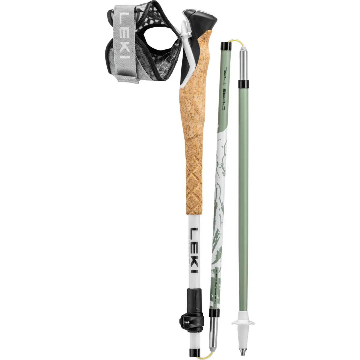 Baston De Trekking Leki Cross Trail Fx Superlite Carbon Z