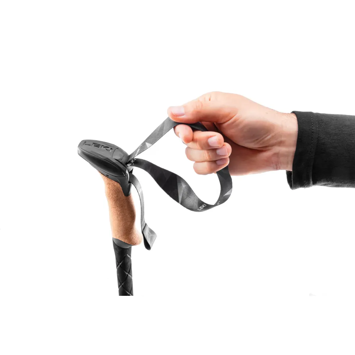 Baston De Trekking Leki Black Series Carbon (456 Gr.x Par) Z