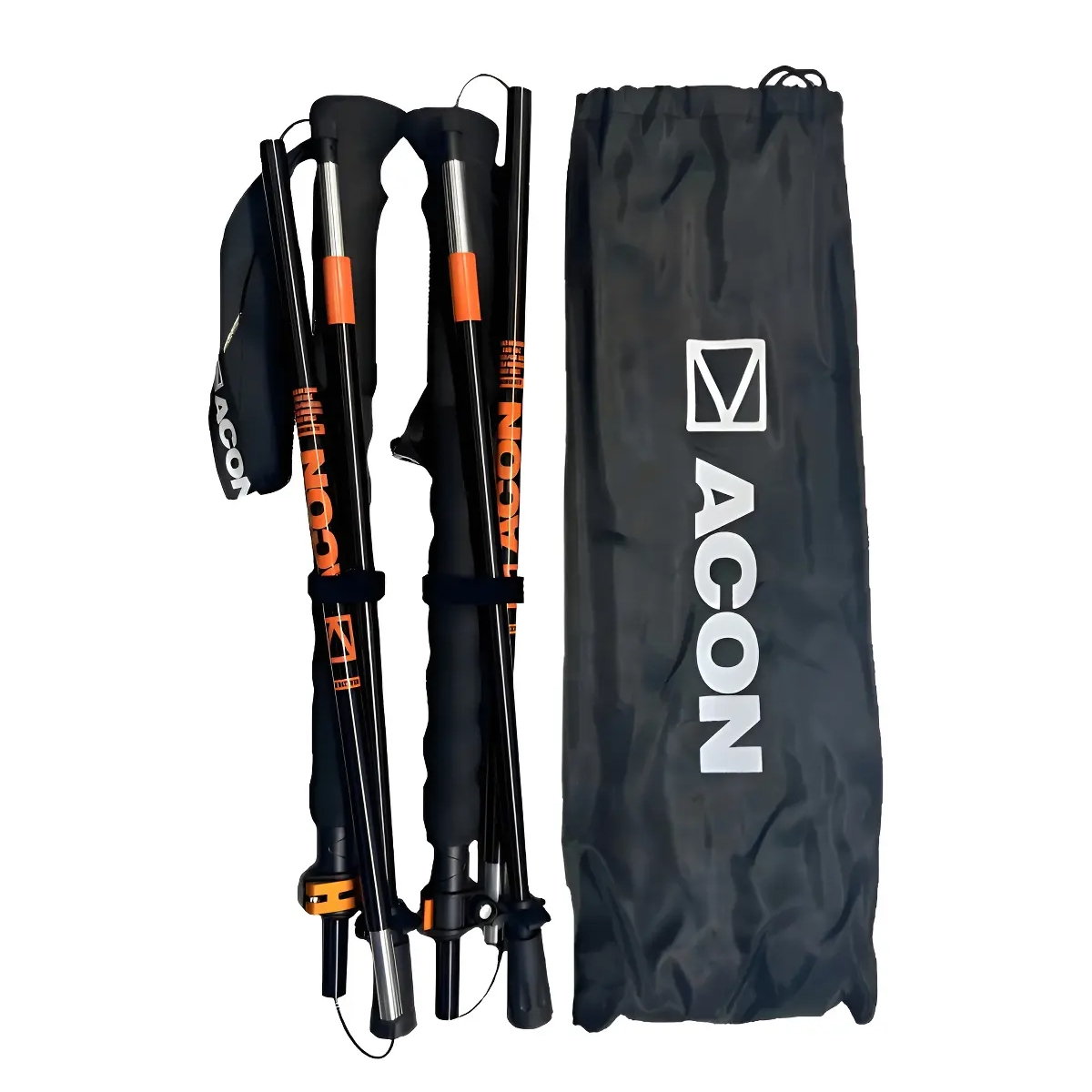 Baston Acon Trail Z Aluminio Naranja 115-135 Cm