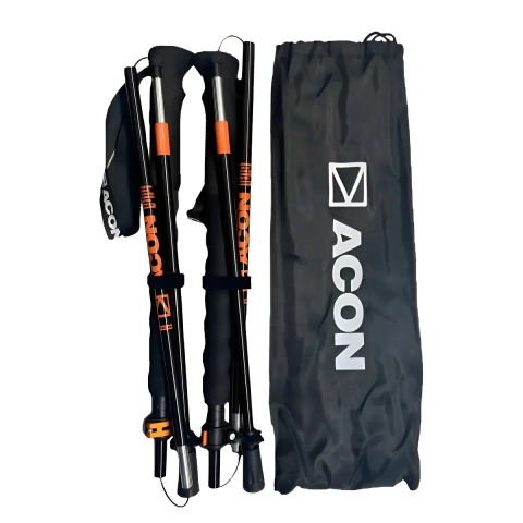 Baston Acon Trail Z Aluminio Naranja 115-135 Cm