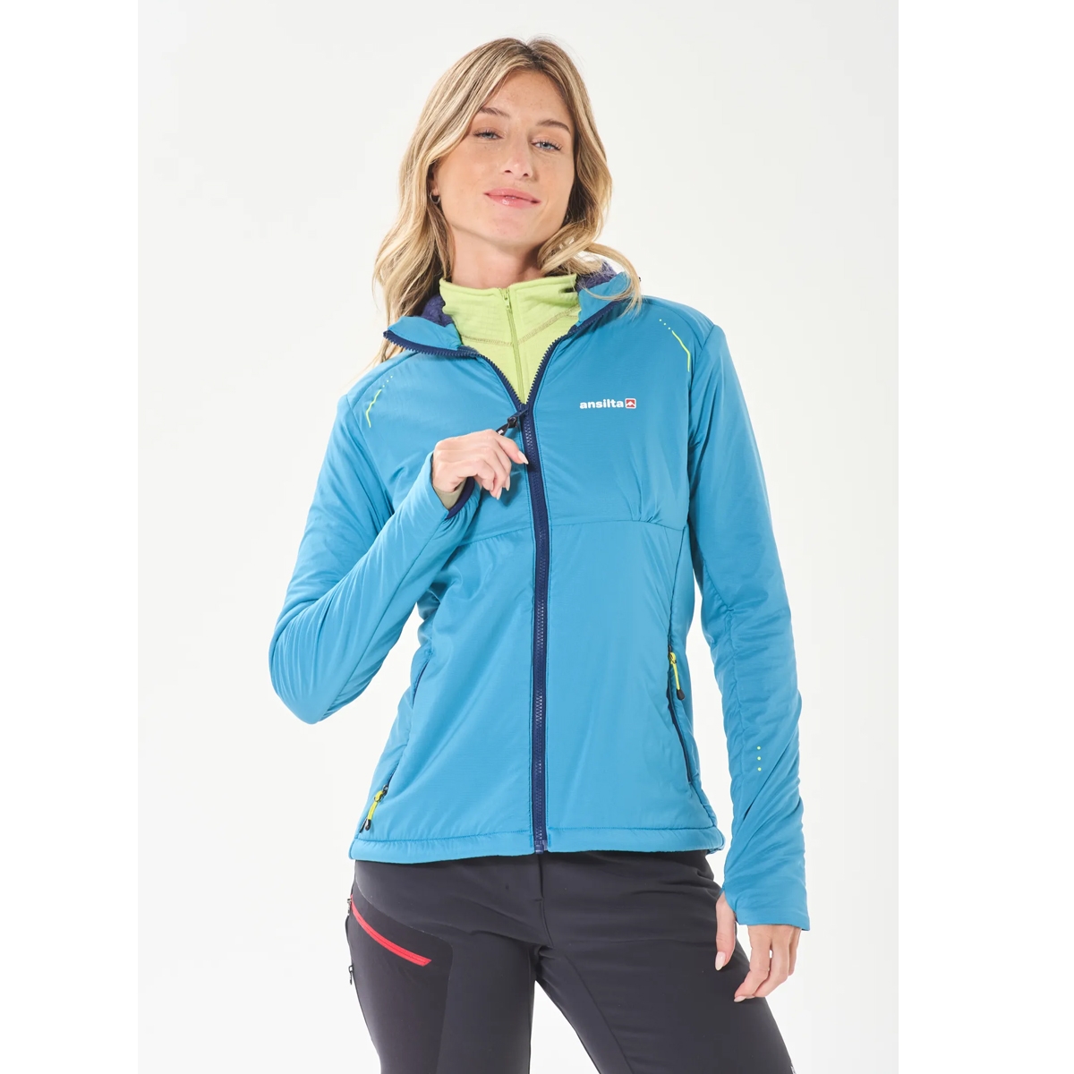 Campera Alpha Pertex Polartec Versátil Para Climas Fríos Mujer