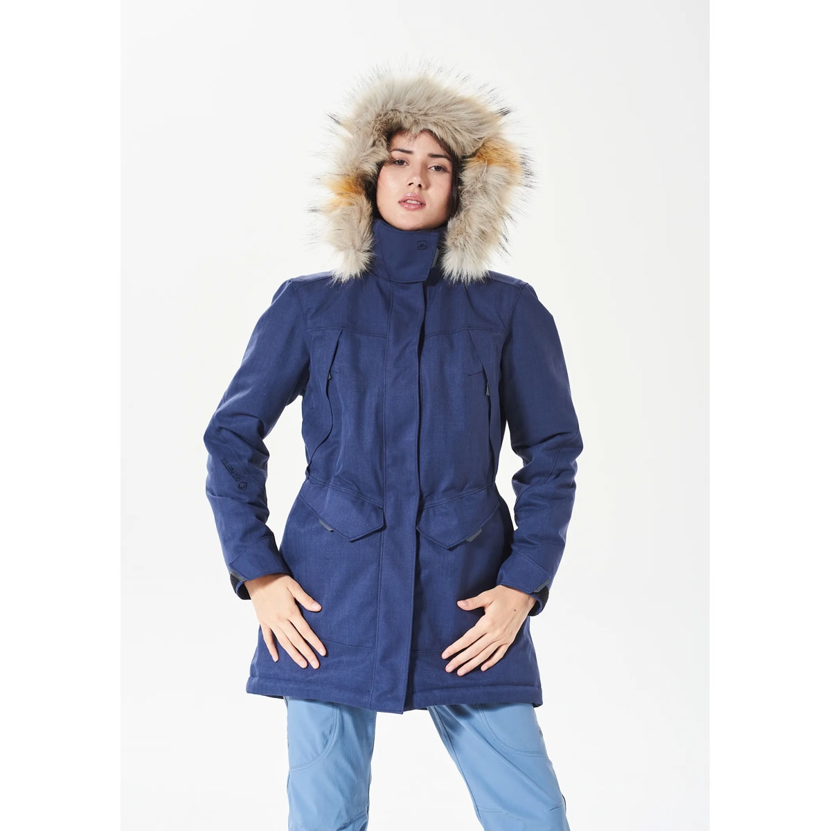 Campera Ansilta Parka Terra Gore-tex 2c Primaloft Urbana Mujer