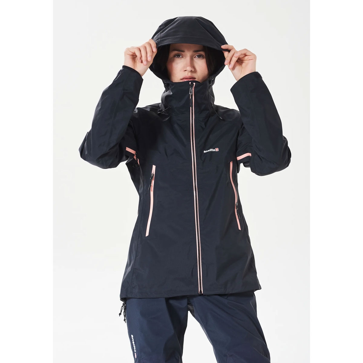 Campera Ansilta Ghost 4 Gore-tex 3c Cknit Trekking Mujer