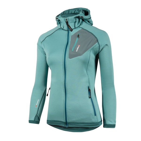 Campera Neyún Polartec Power Grid Versátil Mujer