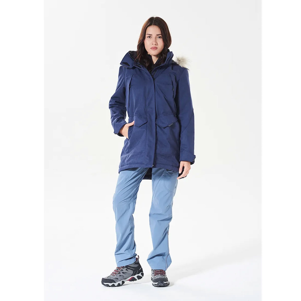Campera Ansilta Parka Terra Gore-tex 2c Primaloft Urbana Mujer