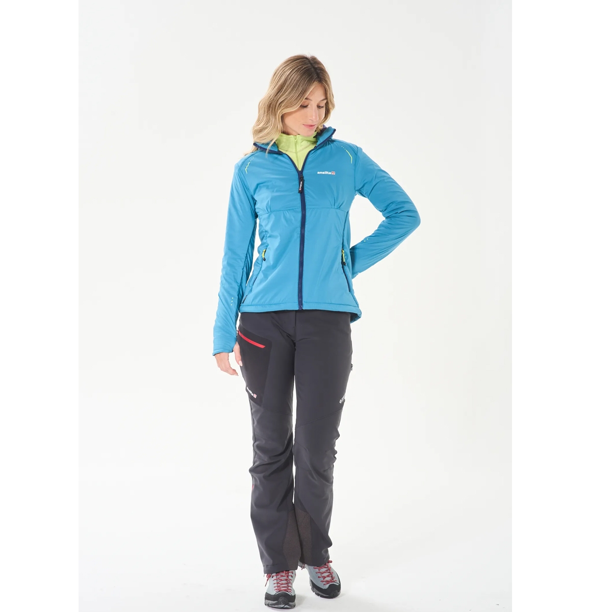 Campera Alpha Pertex Polartec Versátil Para Climas Fríos Mujer