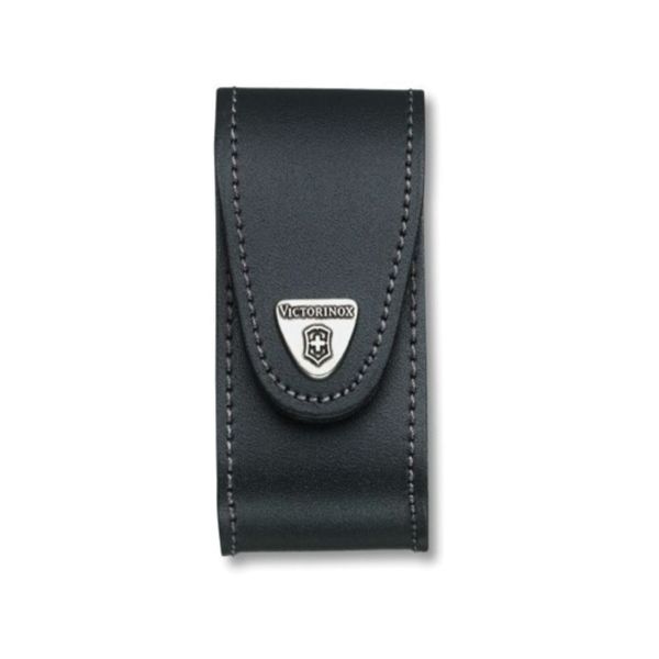 Victorinox Estuche Cuero Negro Mediano