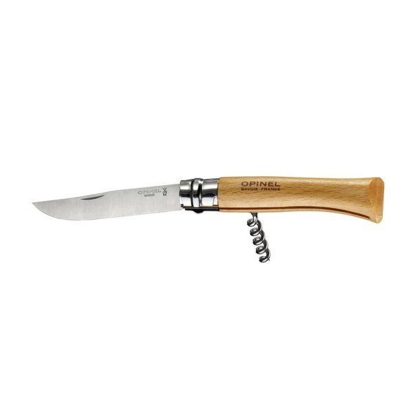Cortapluma Opinel Corkscrew Knife Inox ( 10cm )