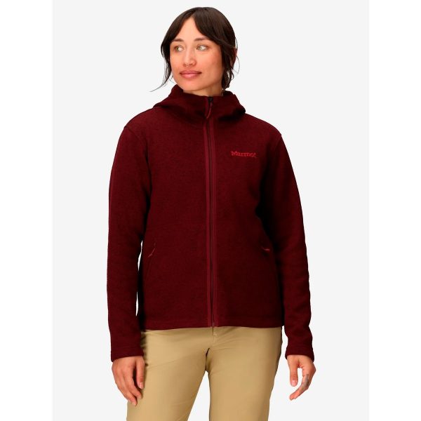 Campera Marmot Hoddy Drop Line Mujer