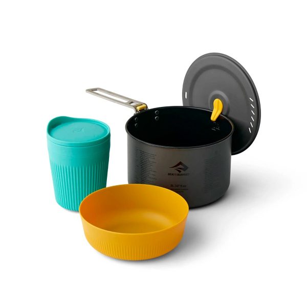 Set De Cocina Sea To Summit Frontier Cookset 3 Piezas Olla Bowl Y Vaso