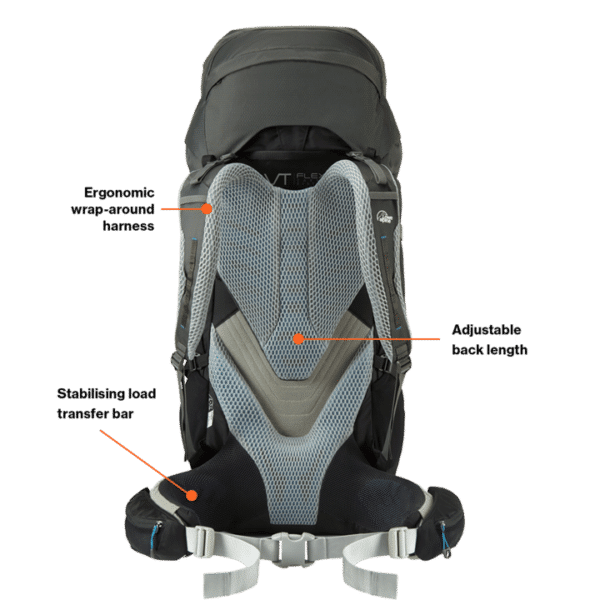 Mochila Lowe Alpine Cerro Torre 65:85 - Imagen 2