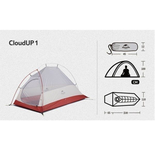 Carpa Naturehike Cloud Up 1 - Imagen 6