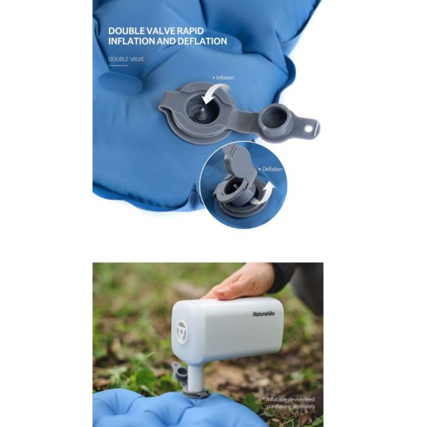 Aislante Naturehike Inflable Doble Capa - Imagen 2