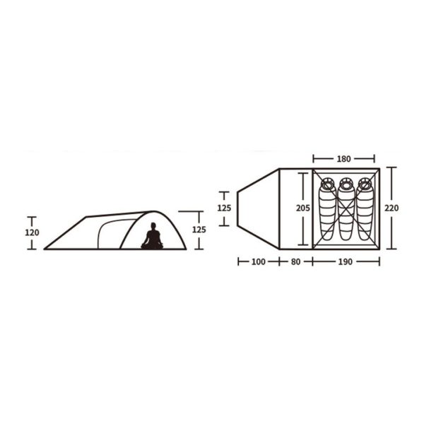 Carpa Naturehike Knight 3 - Imagen 5