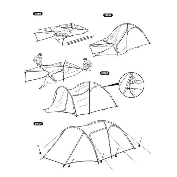 Carpa Naturehike Knight 3 - Imagen 6
