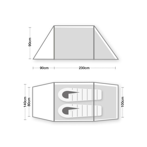 Carpa Wild Country Hoolie Compact 2 - Imagen 2