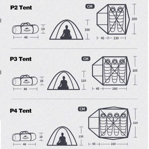 Carpa Naturehike P SERIES 4 - Imagen 9