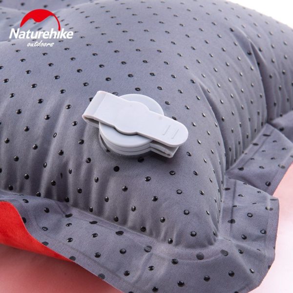 Almohada Naturehike Inflable Gamuzada - Imagen 3