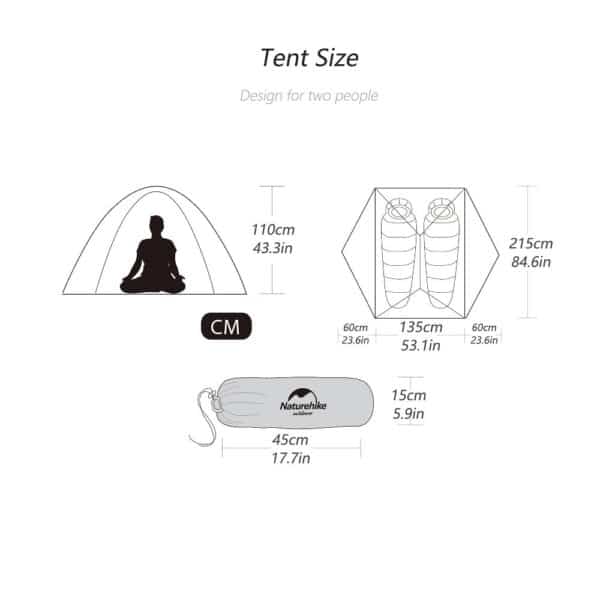 Carpa Naturehike Star River 2 Ultralight con Faldones - Imagen 10
